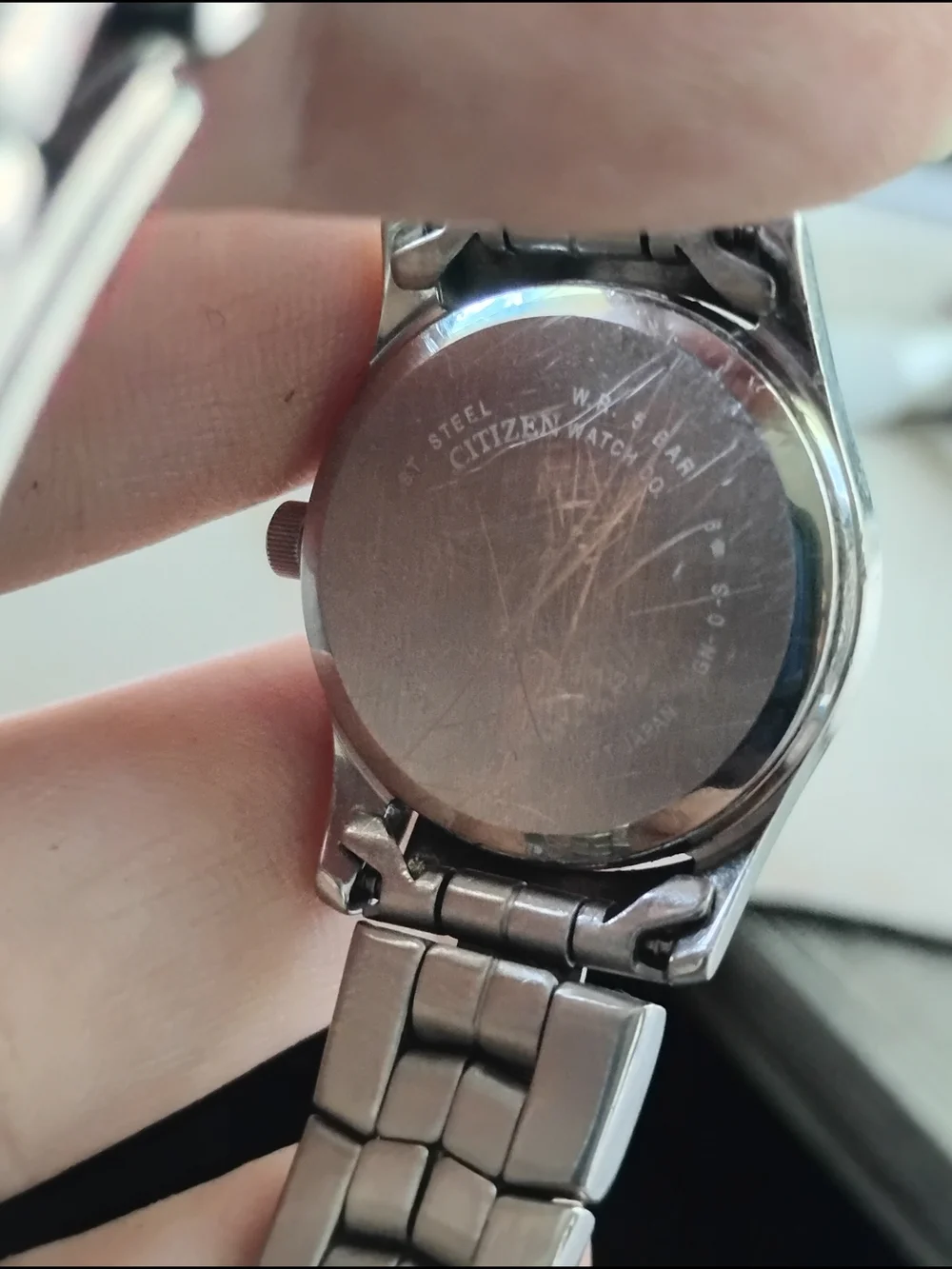 Citizen Quartz Stainless Steel Silver Watch with Day-Date